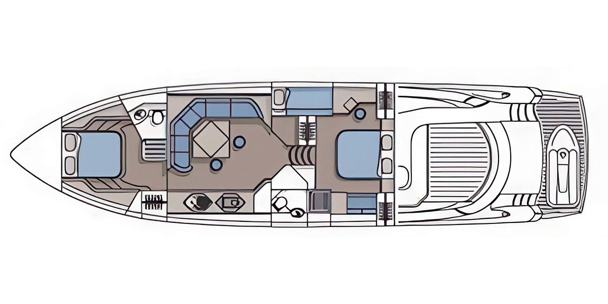 Аренда яхты Sunseeker 68 "007" на Миконосе